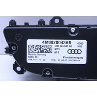 2017-2019 Audi Q7 Climate Temperature Control Panel OEM 4M0820043AB