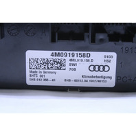 2017-2019 Audi Q7 Rear Climate Temperature Control Panel OEM 4M0919158D