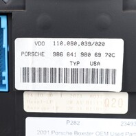 2001 Porsche Boxster 2.7 Speedo Speedometer Instrument Cluster OEM Used
