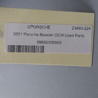 2000-2004 Porsche Boxster 986 Speedometer Cover Trim Leatherette Grey OEM Used