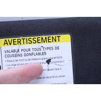 2013-2019 BMW 640i 650i M6 Gran Coupe Sun Visor Left Alcantara OEM