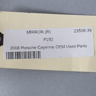 2008-2010 Porsche Cayenne Door Mirror Right OEM Used