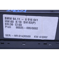 2000-2003 BMW 525i 530i 540i M5 Climate Temperature Control 64116916641 OEM