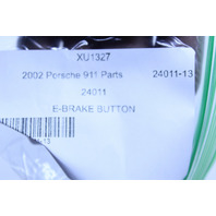 1997-2004 Porsche 911 Boxster Parking Brake Handle Button Silver OEM