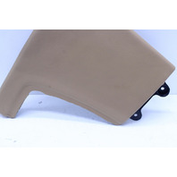05-12 Porsche 911 Boxster Cayman Left Stereo Side Trim Leather Beige OEM