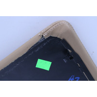 05-12 Porsche 911 Boxster Cayman Left Stereo Side Trim Leather Beige OEM