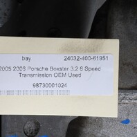 2005-2006 Porsche Boxster 3.2 6 Speed Transmission 98730001024 OEM Used