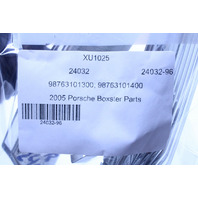 2005-2008 Porsche 911 Boxster Cayman Side Marker Lights Clear Pair OEM