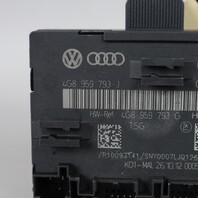 2013-2014 Audi A6 S6 Left Front Door Control Module 4G8959793G OEM Used
