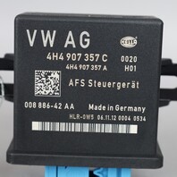 2013 Audi A6 S6 Headlight Range Control Module 4H4907357C OEM Used