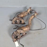 1999-2000 BMW Z3 2.5 2.8 Exhaust Manifold Front Rear Pair 11627503673 OEM Used