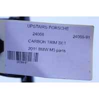 2008-2013 BMW M3 E92 E93 Carbon Leather Dash Door Panel Trim Set OEM