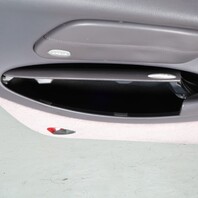 1999-2004 Porsche 911 996 Left Door Panel Leatherette Grey OEM Used