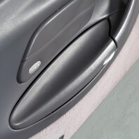 1999-2004 Porsche 911 996 Left Door Panel Leatherette Grey OEM Used