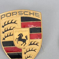 Porsche 911 Boxster Cayenne Hood Emblem Crest Badge 99655921100 OEM Used