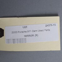 1997-2004 Porsche 911 996 Boxster 986 Right Door Mirror OEM Used