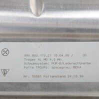 1999-2004 Porsche 911 996 Boxster 986 Right Dash Cover Grey OEM