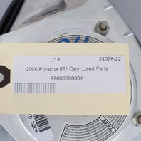 2000-2004 Porsche 911 Boxster Space Grey Steering Wheel Airbag Leatherette 99680308904A08