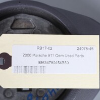 1999-2004 Porsche 911 Boxster Steering Wheel 3 Spoke Graphite Grey OEM Used