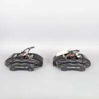 1999-2012 Porsche 911 996 Front Brake Calipers Brembo Set Pair Black OEM Used