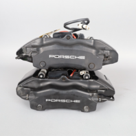 1999-2012 Porsche 911 996 Front Brake Calipers Brembo Set Pair Black OEM Used