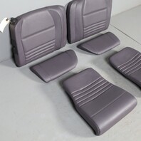 1999-2001 Porsche 911 Convertible Rear Seat Set Upper Lower Space Grey OEM Used