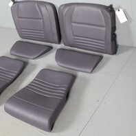 1999-2001 Porsche 911 Convertible Rear Seat Set Upper Lower Space Grey OEM Used