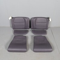 1999-2001 Porsche 911 Convertible Rear Seat Set Upper Lower Space Grey OEM Used