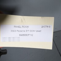 1999-2004 Porsche 911 996 Convertible Left Quarter Trim Panel Grey OEM Used