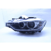 2012-2015 BMW 328i 335i Headlight Xenon Left Broken Parts Good Modules OEM