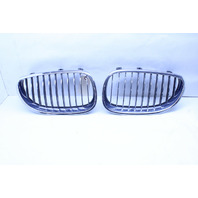 2004-2010 BMW 525i 530i 535i 545i 550i M5 Kidney Grille Right Left Pair Set OEM