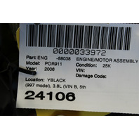 2005-2008 Porsche 911 997 3.8 Engine Motor 25K Miles OEM