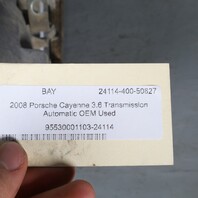 2008 Porsche Cayenne 3.6 Automatic Transmission 95530001103 OEM Used
