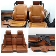 2001-2006 BMW E46 M3 Convertible Front & Rear Seats Door Panels Cinnamon Color OEM