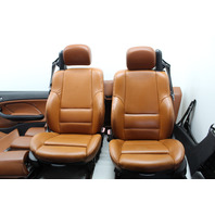2001-2006 BMW E46 M3 Convertible Front & Rear Seats Door Panels Cinnamon Color OEM