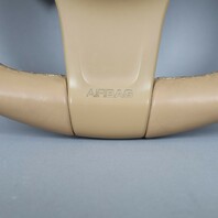 2011-2014 Porsche Cayenne Panamera Steering Wheel Beige Leather OEM Used