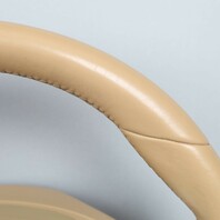 2011-2014 Porsche Cayenne Panamera Steering Wheel Beige Leather OEM Used