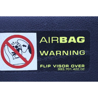 2006-2012 Porsche Cayman 987 Left Sun Visor Black OEM