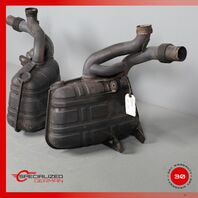 05-08 Porsche 997 911 Carrera 4S Left & Right Side Exhaust Muffler Set Fister OEM