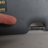 2006-2012 Porsche 911 997 Convertible Left Sun Visor Leatherette Grey OEM
