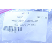 1997-2004 Porsche 911 Boxster Side Marker Light Left Right Pair Clear OEM