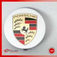 Porsche 997 911 Boxster Cayman Cayenne Panamera Wheel Center Cap Crested OEM Used