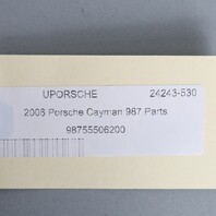 2006‑2012 Porsche Cayman Right Rear Speaker Tower Cover 98755506203 OEM Used