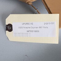 2006-2012 Porsche Cayman Right Rear C Pillar Molding Beige 98755518700 OEM Used