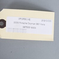 2006‑2012 Porsche Cayman Left Rear Trunk Trim 98755519000 OEM Used