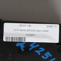 2008-2013 BMW M3 Center Console Ashtray Leather 51167078571 OEM Used