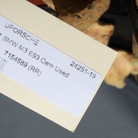 2008-2013 BMW M3 E93 Convertible Right Rear Quarter Trim Panel FUCHSROT OEM Used