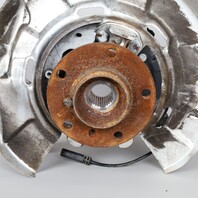 2009-2015 BMW 740i 750i Left Rear Spindle Knuckle Hub 33326796497 OEM Used