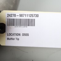 2009-2012 Porsche Boxster 2.9 Exhaust Muffler Tip 98711125730 OEM