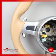 12-16 Porsche 981 Boxster GTS / 911 991 Sport Steering Wheel PDK Beige OEM 9k OEM
